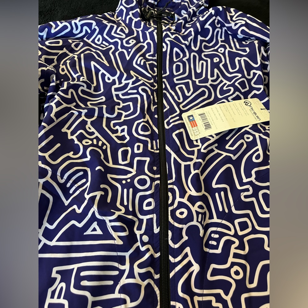 INKnBURN “Purple Pop” Windbreaker - NWT